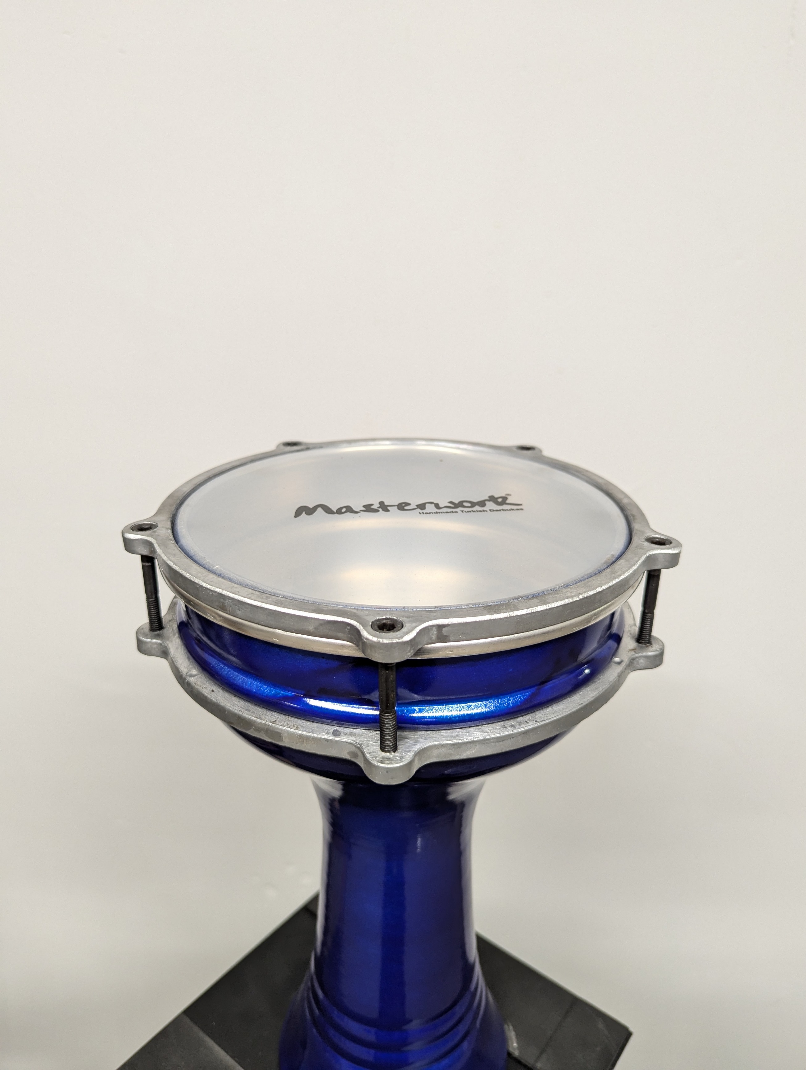 Masterwork Turkish Darbuka Hammered Blue TA-CH104-BL | acoustic.ge